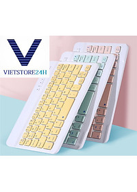 Bàn Phím Và Chuột Bluetooth Mini Siêu Mỏng GOIIOG 030 dùng cho ipad, điện thoại có đa dạng màu sắc cá tính VT (Giao Ngẫu Nhiên) - Hàng chính hãng