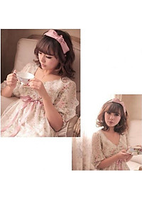 Bờm cài tóc nữ bọc lụa trơn nhiều màu BN42