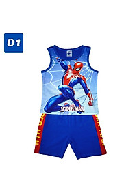 Bộ đồ siêu nhân nhện từ 10-42kg - thun cotton -Kiến Lửa