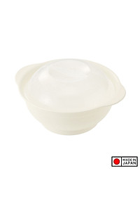 Bát hâm nóng thức ăn trong lò vi sóng 1200ml - Hàng nội địa Nhật Bản
