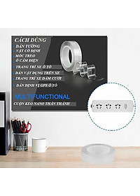 Băng keo dán cường lực, keo dán 2 mặt siêu dính dùng phụ kiện ô tô, vật dụng gia đình