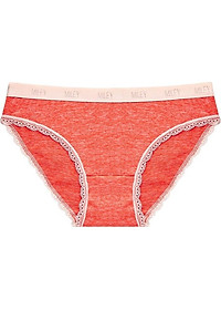 Bộ 2 Quần Lót Thun lạnh Sớ Lụa Miley Lingerie FWS_00 - MÀU ĐEN + CAM