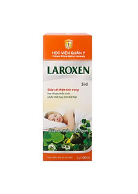 Thực Phẩm Chức Năng Bộ 2 Hộp An Thần, Ngủ Ngon Siro Laroxen Học Viện Quân Y (100ml / Lọ)