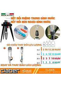 Đầu Tưới Cây Nhỏ Giọt Chậu Cây Idris + Chân Đế/ Idris Claber 8055
