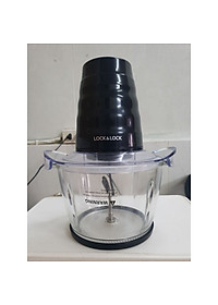 Máy Xay Thịt Cối Thủy Tinh Lock&Lock Meat Chopper EJM156BLK 1 Lít - Hàng Chính Hãng, 4 Lưỡi Dao Cho Lực Nghiền Mạnh, Công Suất 400W