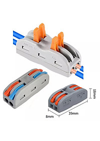 Đầu nối dây điện Domino - Thiết kế chắc chắn, an toàn, nối dây siêu nhanh