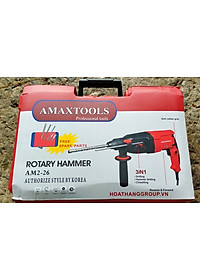MÁY KHOAN ĐỤC BÊ TÔNG 3 CHỨC NĂNG AMAXTOOLS  AM2-26 (800W)- HÀNG CHÍNH HÃNG