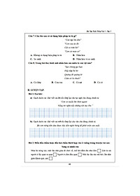 Bài Tập Tuần Tiếng Việt 3 - Tập 2