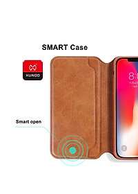 Bao da thể thao chống sốc dành cho iPhone 14 Pro Max (6.7 inch) hiệu XUNDD Gra Series có ngăn đựng thẻ Card ATM visit cao cấp Bảo vệ toàn diện 360 độ, Smartsleep thông minh - hàng nhập khẩu