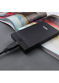 Box ổ cứng di động SSK SHE090 chuẩn 3.0 - thiết kế đơn giản gọn nhẹ (đen) HÀNG CHÍNH HÃNG