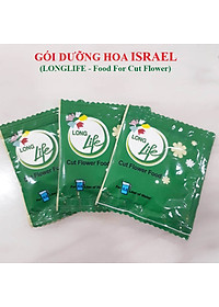 Bộ 5 hộp Chế phẩm xử lý hoa Longlife của Israel - Bảo quản hoa cắm bình tươi lâu và 14 ngày không thối nước