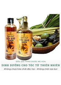 Tinh Chất Gội Đầu Thảo Mộc MẸ KEN 500ml Kích thích mọc tóc, giảm gãy rụng, giảm gàu, giảm nấm ngứa - tặng kèm 1 khăn tắm