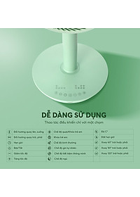 Quạt tuần hoàn không khí Elmich CFE-8791, làm mát diện rộng và làm mới không khí tới 20 lần/giờ, quạt tạo luồng gió tuần hoàn và điều hòa không khí trong phòng  - Hàng chính hãng