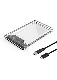 Hộp Đựng Ổ Cứng Di Động HDD Box 2.5 VINETTEAM USB 3.0 Nhựa Trong Suốt Tốc Độ 5gbs-3297-Hàng Chính Hãng
