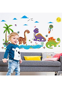 Decal dán tường vườn thú của bé - combo 2 bộ AmyShop
