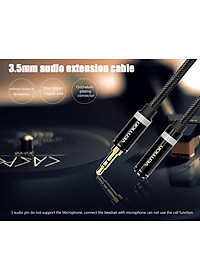 Cáp audio 3.5mm nối dài Vention BHBBI dài 3m - Hàng chính hãng