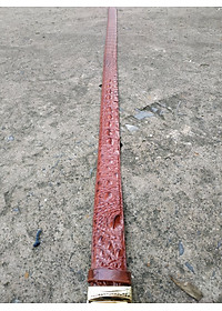 Thắt lưng da cá sấu LIỀN NGUYÊN TẤM. Không có vảy rất dễ sử dụng