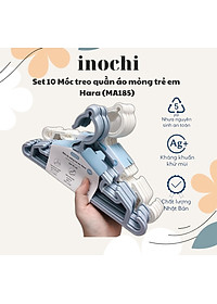 Set 10 chiếc móc áo mỏng trẻ em Hara 185 hàng cao cấp - giao màu ngẫu nhiên