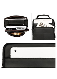 Túi đeo chéo nam DA BÒ THẬT phong cách mới  - BEE GEE DCN9240