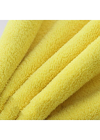 Khăn lau tay nhà bếp siêu thấm có móc treo chất liệu mềm mịn an toàn, màu vàng xanh xám