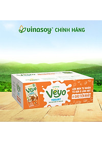 Thùng Sữa Chua Uống Từ Thực Vật Veyo Yogurt ( 180Ml X 30 Hộp) - Vị Đào Tiên Nhật - Link Mua