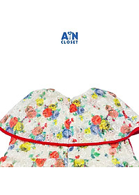 Đầm bé gái họa tiết Bó Hoa trễ vai voan thêu - AICDBGAG7LXY - AIN Closet