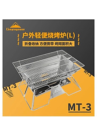 Bếp Nướng Than Ngoài Trời Campingmoon Đồ Cắm Trại Du Lịch Dã Ngoại Bếp Than Xếp Gọn Inox Campout A014