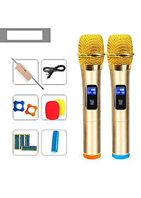 Bộ 2 Micro Không Dây karaoke VINETTEAM S30 cao cấp ,Sóng UHF Dành Cho Amly , Loa Kéo – Hỗ Trợ Các Thiết Bị Có Jack Cắm 3.5mm Và 6.5mm 2 Chống Lăn…