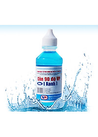 Cồn 90 Độ VP (Xanh) (60ml / Lốc 10 Chai)