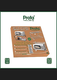 Kệ Lò Vi Sóng Inox Treo Tường Cao Cấp Loại Lớn Chắc Chắn Prota - PT-972