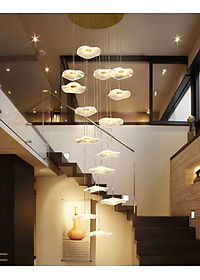 Đèn thả thông tầng ZESIE kiểu dáng độc đáo trang trí nội thất hiện đại [ẢNH VIDEO THẬT 100%]