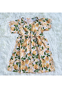 Váy đầm bé gái tay ngắn thun cotton co giãn giao nhiều hoạ tiết khác nhau cho khách MamLa