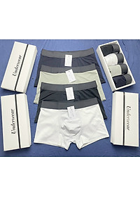 Quần lót nam boxer thun lạnh cạp trơn,sịp đùi nam lưới thoáng mát,co dãn 4 chiều