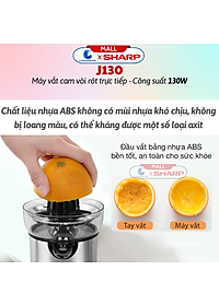 Máy Vắt Cam Sharp EJ-J130-ST - Hàng Chính Hãng