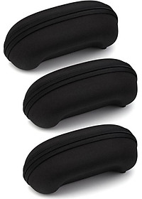 Bộ 3 Hộp Đựng Mắt Kính Có Móc Treo (Màu Đen)