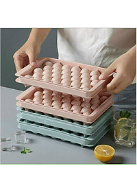 Khuôn Thạch Bi Tròn Hoa Quả Trái Cây/ Khuôn Rau Câu, Khay đá Viên Tròn 33 Viên