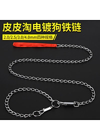 Dây dắt inox kèm vòng cổ cho chó mèo đủ size
