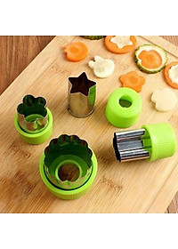 Bộ Dụng Cụ Cắt Tỉa Rau Củ Quả Inox 8 Món, Bộ Khuôn Cắt Tạo Hình Rau Củ Quả, Khuôn Làm Bánh - Hàng Loại 1 - Chính Hãng MINIIN