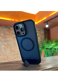 Ốp lưng cho iPhone 16 Pro , iPhone 16 Pro Max hiệu Likgus VALOR hỗ trợ sạc từ , lưng nhám viền màu có giá đỡ kim loại , chống sốc chống va dập thời trang cao cấp - Hàng chính hãng