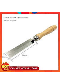Dũa Kim Cương Mài Lưỡi Cưa Gỗ Cầm Tay Thép Carbon Cao Cấp, Chống Mài Mòn, Giũa Cưa Gỗ Chuyên Nghiệp