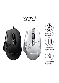 Chuột game có dây Logitech G502 X  – switch LIGHTFORCE hybrid, Cảm biến Hero 25K, 13 nút macro, tương thích Windows/Mac OS - Hàng chính hãng