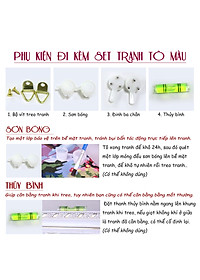 Tranh sơn dầu số hóa tự tô màu theo số cô gái hoa rơi lệ AN4008