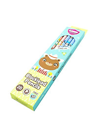 Hộp 12 Bút Chì 2B Master Art Happy Life - Gấu Nâu