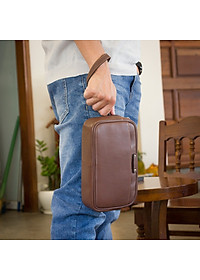 Ví nam cầm tay da bò Gianni Conti VP0169DBR