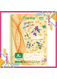 Sổ lò xo KLONG đơn A4 400tr xé, kẻ lề, MS:981