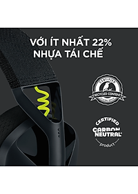 Tai nghe game không dây Bluetooth và Lighspeed Logitech G435 – Mic ảo tích hợp, nhẹ, tương thích PC, Điện thoại, PS4, PS5 -Hàng chính hãng