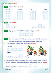 Ôn hè toán 1 ( dành cho học sinh lớp 1 lên lớp 2 ) theo chương trình sách giáo khoa mới nhất