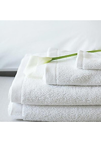 Bộ 2 Khăn tắm Trắng thương hiệu A - 65cmx135cm - Chuyên dùng cho khách sạn, spa
