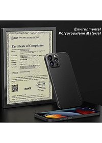 Ốp lưng chống sốc siêu mỏng 0.3mm cho iPhone 13 Pro hiệu Memumi mặt lưng nhám mềm mịn - hàng nhập khẩu