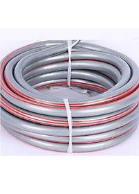 Bộ dây và vòi xịt rửa xe tưới cây tăng áp thông minh 810-2576-1 (dây xám-cút nối đen)